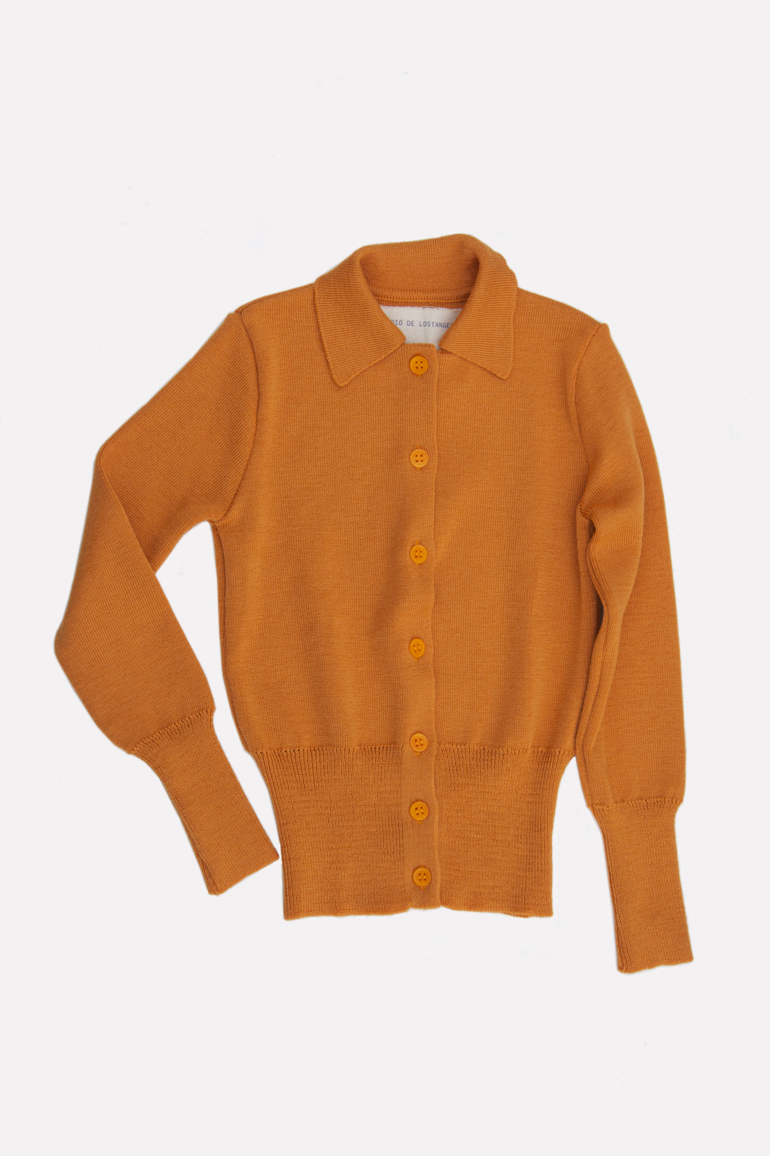 VEST WITH A COLLAR ORANGE